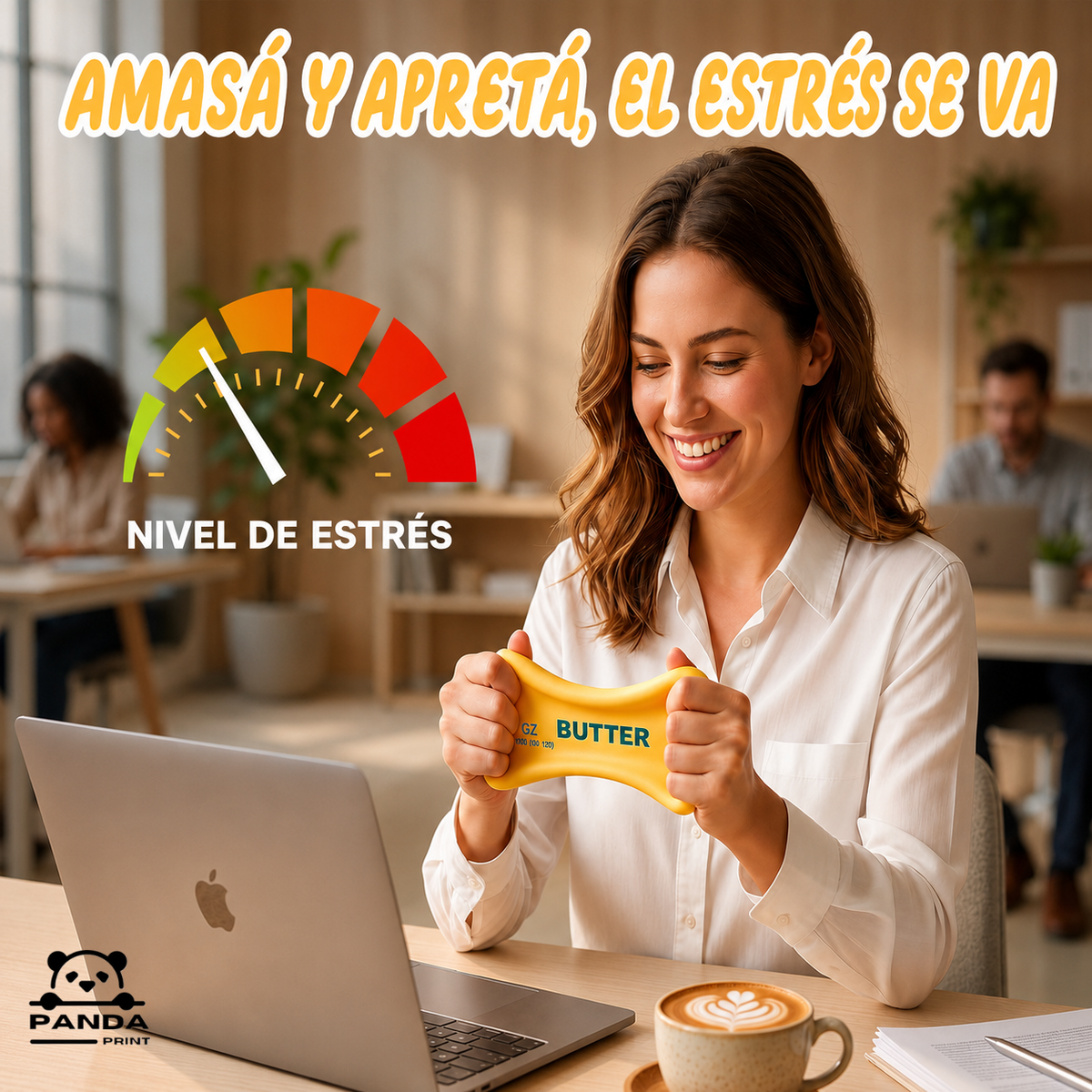 Squishy Butter Manteca Antiestrés Viral 14cm