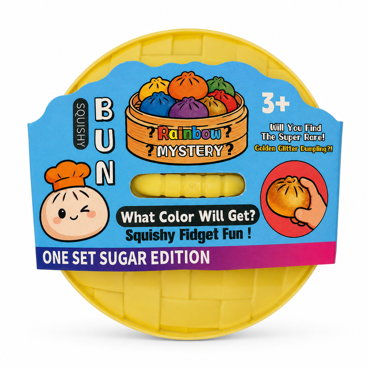 SQUISHY DAMPLING ANTIESTRÉS CON GLITTER  ALEATEOREO