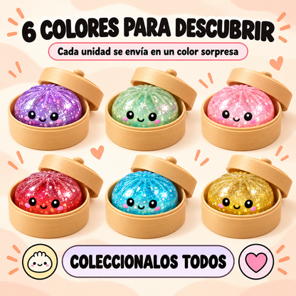 SQUISHY DAMPLING ANTIESTRÉS CON GLITTER  ALEATEOREO