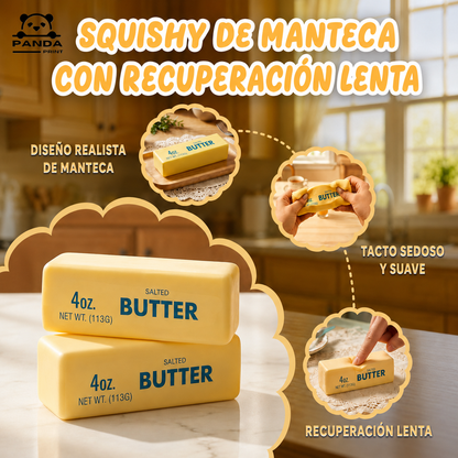 Squishy Butter Manteca Antiestrés Viral 14cm
